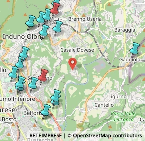 Mappa Via Caio Mario, 21051 Arcisate VA, Italia (2.8055)