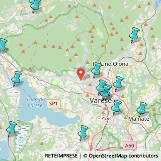 Mappa Via Vellone, 21100 Varese VA, Italia (6.18533)