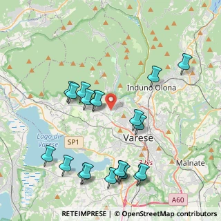 Mappa Via Vellone, 21100 Varese VA, Italia (4.4695)
