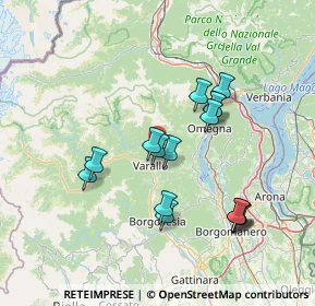 Mappa Localita Pozzallo, 13019 Varallo VC, Italia (13.32875)