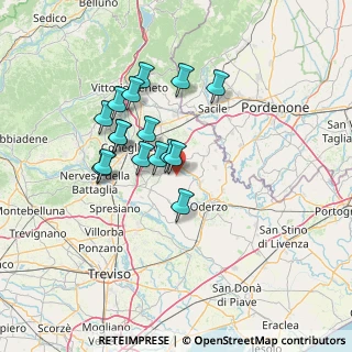 Mappa Via General Cantore, 31028 Vazzola TV, Italia (11.49438)