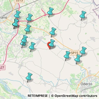 Mappa Via General Cantore, 31028 Vazzola TV, Italia (5.0775)