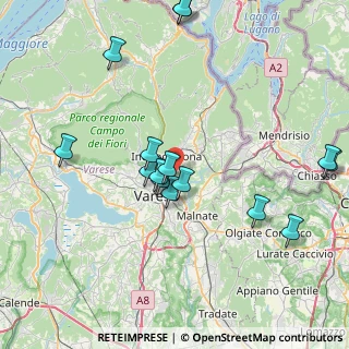 Mappa Via Dobbiaco, 21100 Varese VA, Italia (8.204)