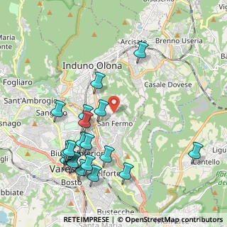 Mappa Via Dobbiaco, 21100 Varese VA, Italia (2.2835)