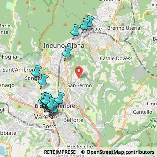 Mappa Via Dobbiaco, 21100 Varese VA, Italia (2.399)