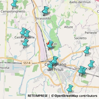 Mappa Via Val Pesarina, 33052 Cervignano del Friuli UD, Italia (2.722)