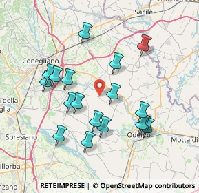 Mappa Piazza Dante, 31028 Vazzola TV, Italia (7.20833)