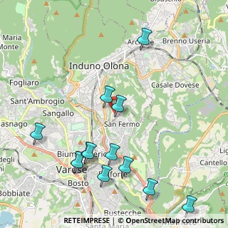 Mappa Via Piave, 21056 Induno Olona VA, Italia (2.42538)