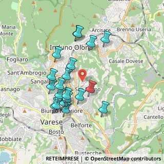 Mappa Via Piave, 21056 Induno Olona VA, Italia (1.6785)