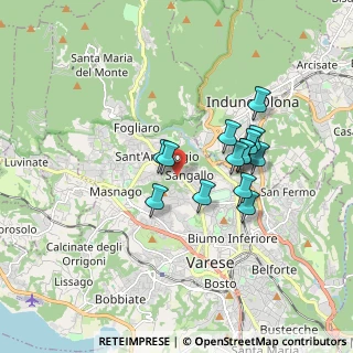 Mappa Via Atto Vannucci, 21100 Varese VA, Italia (1.40929)