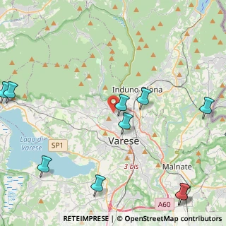 Mappa Via Atto Vannucci, 21100 Varese VA, Italia (6.15636)
