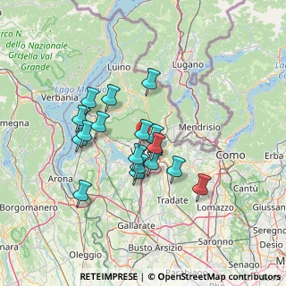 Mappa Via Atto Vannucci, 21100 Varese VA, Italia (11.39471)