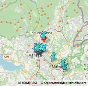 Mappa Via Tagliamento, 21056 Induno Olona VA, Italia (2.83273)