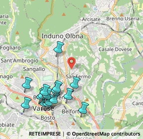 Mappa Via Tagliamento, 21056 Induno Olona VA, Italia (2.28)