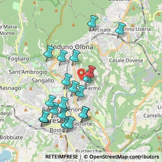 Mappa Via Tagliamento, 21056 Induno Olona VA, Italia (1.9745)