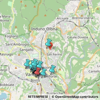 Mappa Via Tagliamento, 21056 Induno Olona VA, Italia (2.34)