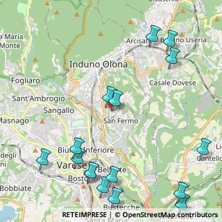 Mappa Via Tagliamento, 21056 Induno Olona VA, Italia (2.915)