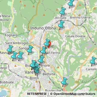 Mappa Via Tagliamento, 21056 Induno Olona VA, Italia (2.555)