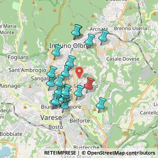 Mappa Via Tagliamento, 21056 Induno Olona VA, Italia (1.6455)