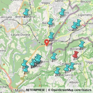 Mappa Via Cacciatori delle Alpi angolo, 21050 Cantello VA, Italia (2.4965)