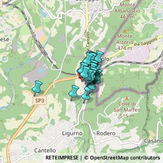 Mappa Via Cacciatori delle Alpi angolo, 21050 Cantello VA, Italia (0.33593)