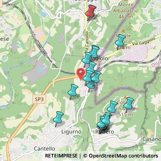 Mappa Via Cacciatori delle Alpi angolo, 21050 Cantello VA, Italia (1.032)