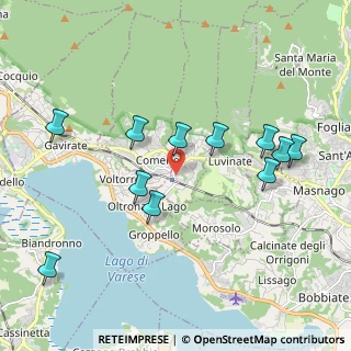 Mappa Via F. Rossi, 21020 Barasso VA, Italia (2.00364)