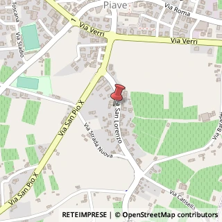 Mappa Via S. Lorenzo, 6/G, 31010 Mareno di Piave, Treviso (Veneto)