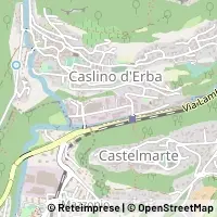 Mapa Caslino d'Erba