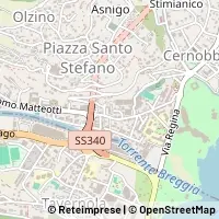 Mapa Cernobbio