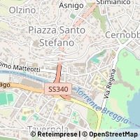 Mapa Cernobbio