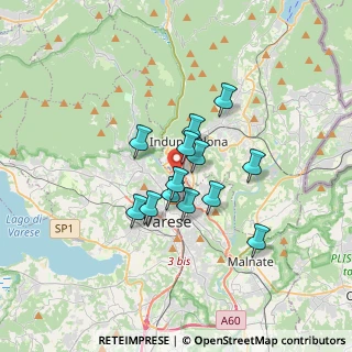 Mappa Via Antonio Pacinotti, 21100 Varese VA, Italia (2.42615)