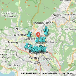 Mappa Via Antonio Pacinotti, 21100 Varese VA, Italia (1.488)