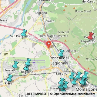 Mappa Via Bugatto, 34077 Ronchi dei Legionari GO, Italia (3.67158)