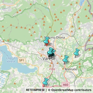 Mappa Via Sangallo, 21100 Varese VA, Italia (2.96)