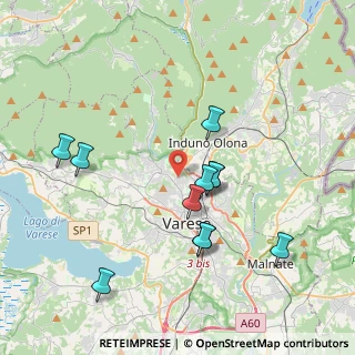 Mappa Via Sangallo, 21100 Varese VA, Italia (3.77545)