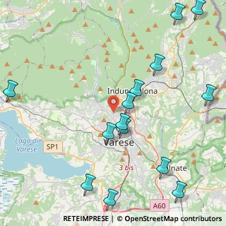 Mappa Via Sangallo, 21100 Varese VA, Italia (5.59467)