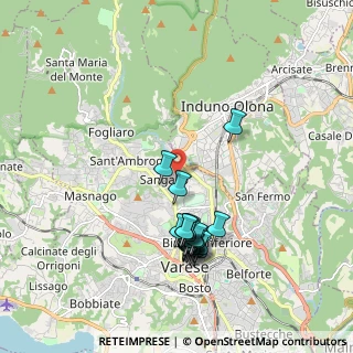 Mappa Via del Sarto Andrea, 21100 Varese VA, Italia (1.8055)