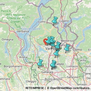 Mappa Via Valtinella, 21020 Casciago VA, Italia (11.52909)