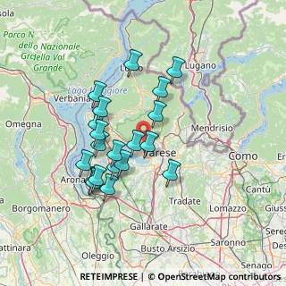 Mappa Via Valtinella, 21020 Casciago VA, Italia (12.302)