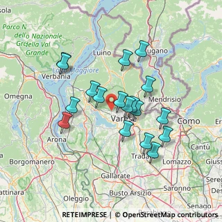 Mappa Via Valtinella, 21020 Casciago VA, Italia (12.38111)