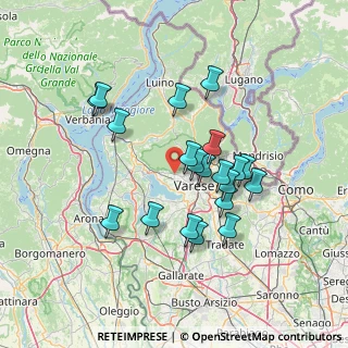 Mappa Via Valtinella, 21020 Casciago VA, Italia (12.52)