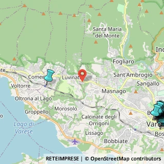 Mappa Via Valtinella, 21020 Casciago VA, Italia (4.3155)