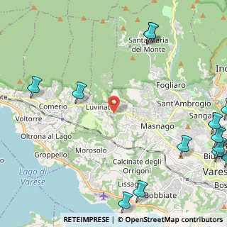 Mappa Via Valtinella, 21020 Casciago VA, Italia (3.51462)