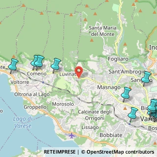 Mappa Via Valtinella, 21020 Casciago VA, Italia (3.62385)