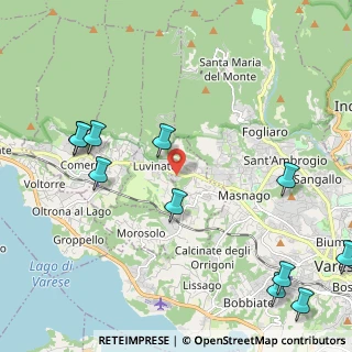 Mappa Via Valtinella, 21020 Casciago VA, Italia (2.78)