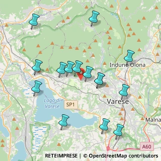 Mappa Via Valtinella, 21020 Casciago VA, Italia (4.08733)