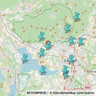 Mappa Via Valtinella, 21020 Casciago VA, Italia (4.31917)