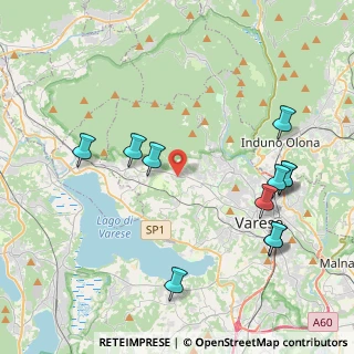 Mappa Via Valtinella, 21020 Casciago VA, Italia (4.61273)