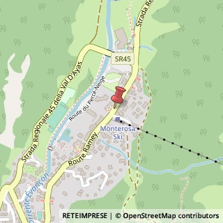 Mappa Route Ramey, 73, 11020 Ayas, Aosta (Valle d'Aosta)
